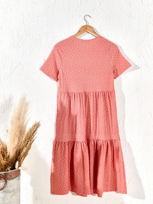 Платье Тип товара: Платья
РАЗМЕР: L, M, S, XL;
ЦВЕТ: Pale Pink Printe
СОСТАВ: Основной материал: 98% Полиэстер 2% Эластан