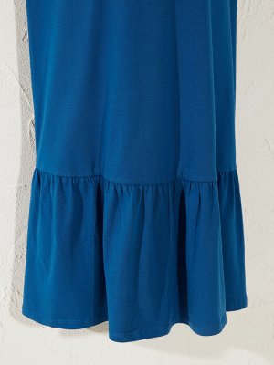 Платье Тип товара: Платья
РАЗМЕР: L, M, S, XL, XXL;
ЦВЕТ: Bright Blue
СОСТАВ: Основной материал: 96% Хлопок 4% Эластан