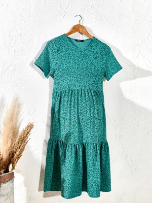 Платье Тип товара: Платья
РАЗМЕР: L, M, S, XL, XXL;
ЦВЕТ: Mint Green Print
СОСТАВ: Основной материал: 98% Полиэстер 2% Эластан