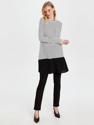 Туника Тип товара: Рубашки; Блузки и Туники
РАЗМЕР: 3XL, L, XL;
ЦВЕТ: Black Striped
СОСТАВ: Основной материал: %88 Полиэстер %8 Вискон - вискоза %4 Эластан