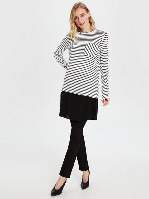 Туника Тип товара: Рубашки; Блузки и Туники
РАЗМЕР: 3XL, L, XL;
ЦВЕТ: Black Striped
СОСТАВ: Основной материал: %88 Полиэстер %8 Вискон - вискоза %4 Эластан