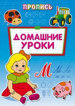 Раскраска А4 Пропись. Домашние уроки, 8 л.