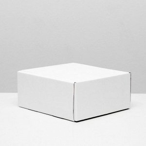 Коробка самосборная, без окна, белая, 19 х 19 х 9 см