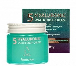 FarmStay Крем для лица суперувлажняющий с гиалуроновым комплексом Hyaluronic 5 Water Drop Cream
