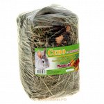 Сено луговое пресованное с овощами, пакет 500 гр,  1/6