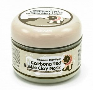 Elizavecca Маска для лица очищающая КИСЛОРОДНАЯ с глиной Сarbonate Bubble Clay Mask, 100 мл