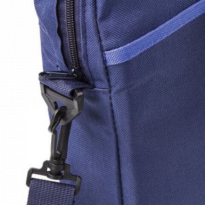 Сумка для документов STAFF MANAGER на молнии с карманом, полиэстер, синяя, 32х37х5 см, 228346