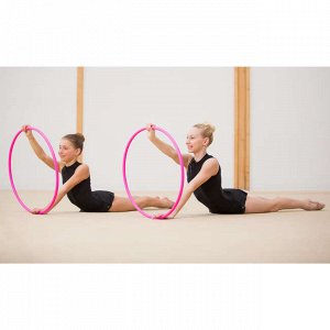 Обруч для художественной гимнастики 65 см розовый DOMYOS