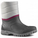 Сапоги зимние утепленные непромокаемые SH100 WARM средние женские QUECHUA