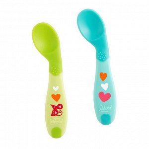 Ложка детская Chicco Babys First Spoon, от 8 месяцев, цвет МИКС