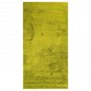 Ковёр Фризе «Шегги», цвет салатовый, 100х200 см