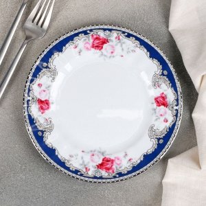 Тарелка десертная «Роза вензель», d=19 см