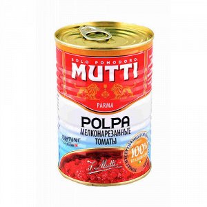 Томаты мелконарезанные МУТТИ, 400г, ж/б