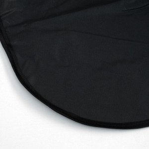 Накидка на сиденье "Пижон" двухместная, ПВХ, 118 х 130 см, чёрная
