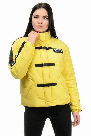 Куртка демисезонная «Каролина», 42-46, арт.281 желтый