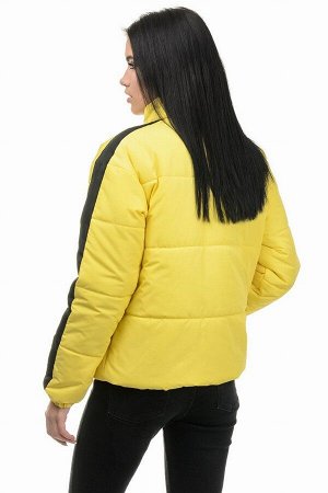 Куртка демисезонная «Каролина», 42-46, арт.281 желтый