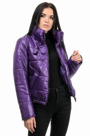 Куртка демисезонная «Джэйн», 42-48, арт.278 фиолет