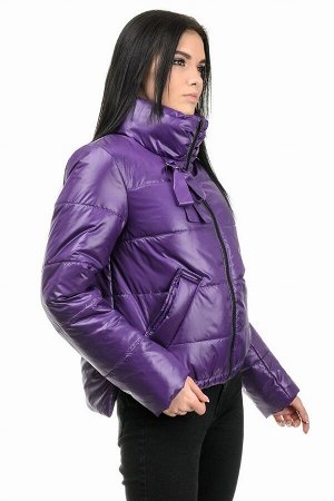 Куртка демисезонная «Джэйн», 42-48, арт.278 фиолет