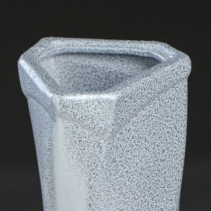 Ваза напольная "Кетана", серебристая, 43.5 см, керамика