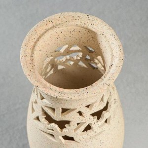 Ваза напольная "Алекса", песчанка, керамика, 40 см, микс