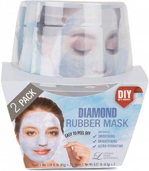 Lindsay Альгинатная маска с алмазной пудрой (пудра+активатор) Diamond Rubber Mask