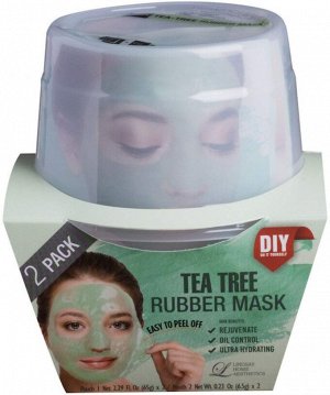 Lindsay Альгинатная маска с маслом чайного дерева  (пудра+активатор) Tea-tree Rubber Mask
