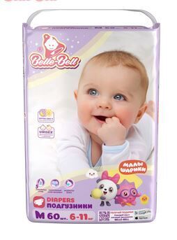 Belle Bell DIAPERS &quot;EXTRA DRY + &quot; ПОДГУЗНИКИ &quot;EXTRA DRY + &quot;