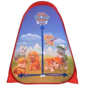 GFA-PP01-R Палатка детская игровая Щенячий Патруль 81x91x81см, в сумке Играем вместе в кор.24шт