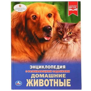 Умка. Книга "Энциклопедия.Домашние животные" (А4) твердый переплет