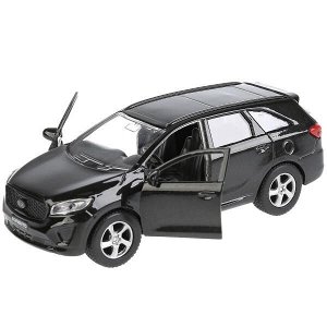 SB-17-75-KS-N(BL)-WB Машина металл KIA Sorento Prime черный 12 см, откр.дв., багаж., инерц. Технопарк в кор.2*24шт