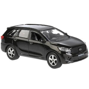 SB-17-75-KS-N(BL)-WB Машина металл KIA Sorento Prime черный 12 см, откр.дв., багаж., инерц. Технопарк в кор.2*24шт