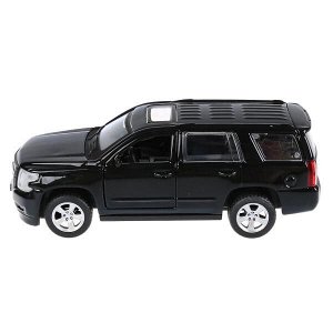 TAHOE-BK Машина металл "CHEVROLET TAHOE" 12см, открыв. двери, инерц, ЧЁРНЫЙ в кор. Технопарк в кор.2*36шт