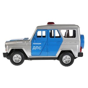 UAZ-RC-1 МАШИНА "ТЕХНОПАРК" Р/У УАЗ HUNTER ДПС 1:24, СВЕТ+ЗВУК, ОТКРЫВ. ДВЕРИ В РУСС. КОР. в кор.18шт