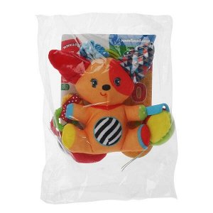 RPH-D3 Текстильная игрушка подвеска с погремушками собачка Умка в кор.250шт
