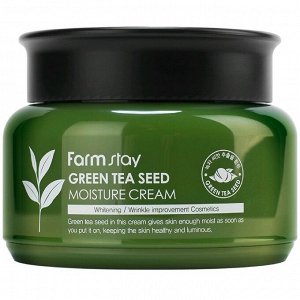 Крем для лица FarmStay, увлажняющий, с семенами зелёного чая, 100 г