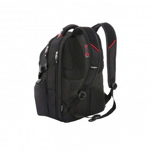 Рюкзак Swissgear Scansmart 15", чёрный/красный, 34?22?46 см, 34 л