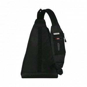 Рюкзак Victorinox Altmont Original, с одним плечевым ремнём, чёрный, 25?14?43 см, 7 л