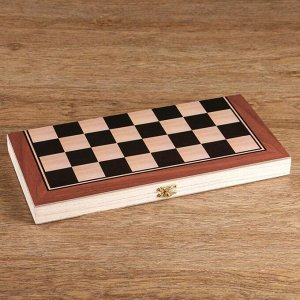 Настольная игра 2 в 1 "Лабарт": шашки, нарды, 34 х 34 см