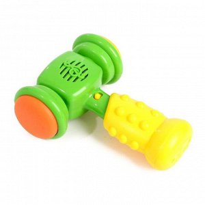 ZABIAKA Развивающая музыкальная игрушка «Весёлый молоток», со световыми и звуковыми эффектами, цвета МИКС