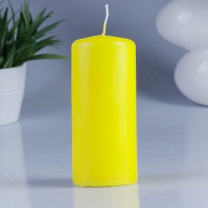 Свеча - цилиндр 50х115 желтая