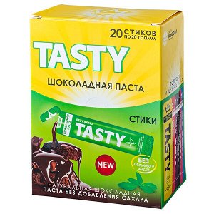 шоколадная паста Tasty без сахара 400 г (20 стиков по 20 г) 1 уп.х 10 шт.