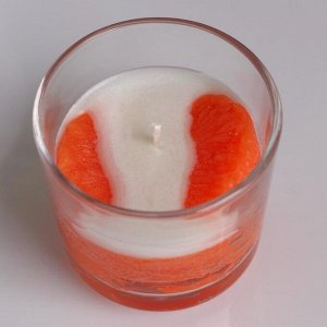 Свеча ароматическая в стакане "Цитрусовый мусс", 60 гр