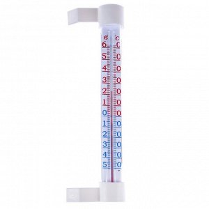 Термометр оконный, мод.ТСН-15, от -50°С до +60°С, на "гвоздике", упаковка пакет, микс