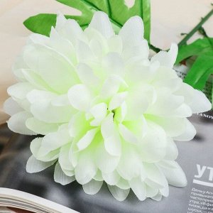 Цветы искусственные "Пион садовый" d-14 см 46 см, белый