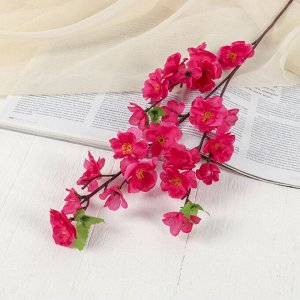 Цветы искусственные "Сакура нежность" 4*60 см, малиновый