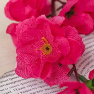 Цветы искусственные "Сакура нежность" 4*60 см, малиновый