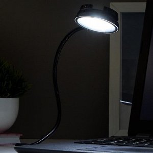 Светильник 16040/1 LED 0,5Вт USB черный 6х6х2 см