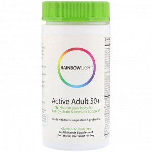 Rainbow Light, Active Adult 50+, 90 таблеток