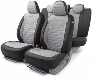 Авточехлы LINEN, материал лён крупного плетения, 5 мм поролон, новое лекало - 3D крой, 15 предметов, валики для быстрой фиксации переднего ряда, 5 подголовников, 2 кармана, 4 молнии, 4 торцевых клапан