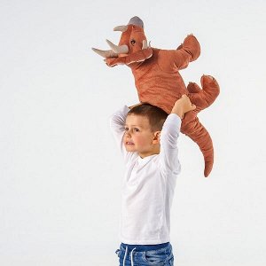 IKEA ЙЭТТЕЛИК Мягкая игрушка, динозавр, Трицератопс69 см